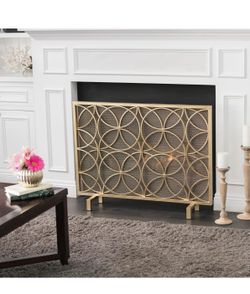 1 Panel Fireplace Screen