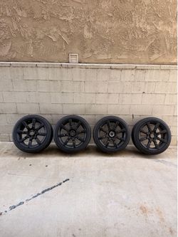 5x112 18 inch wheels and tires OEM VW Beetle