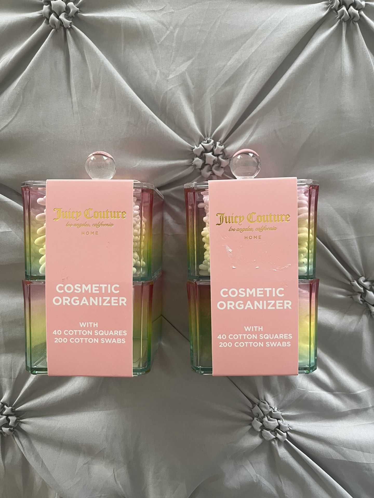 JUICY Couture Cosmetic Organizer Set Of 2