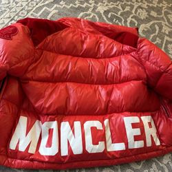 Jacket Moncler Red S 