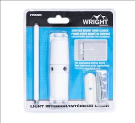 White Residential Door Closer