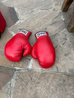 Everlast Red Boxing Gloves
