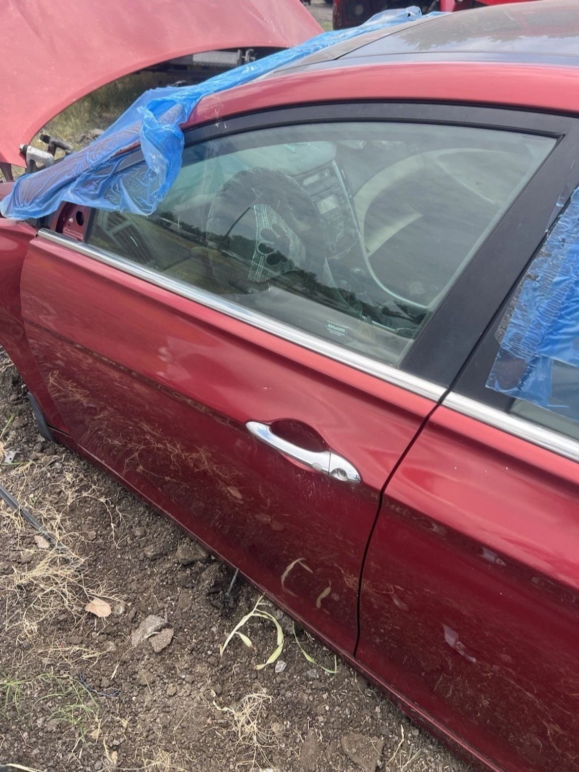 2011-2014 Hyundai Sonata Front Driver Door SHELL Paint Code T4