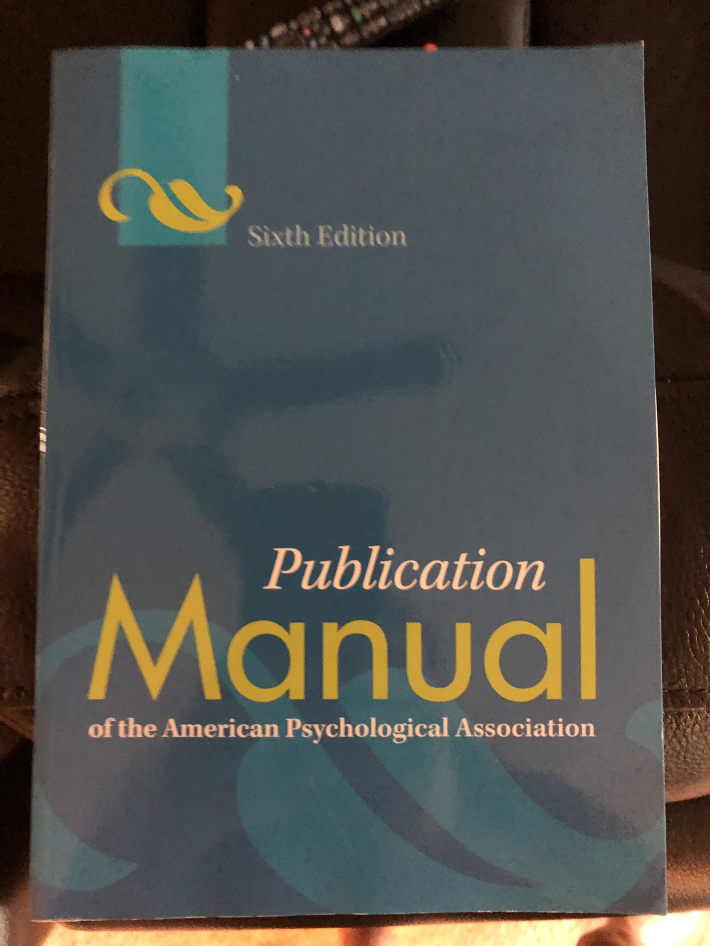 Publication manual psychology book