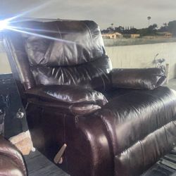 Recliners Two Of Them Matching