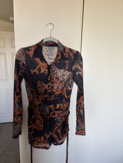 Black/orange Jumpsuit 