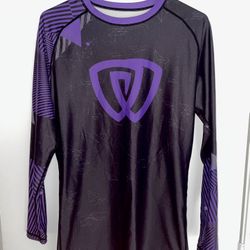 Phalanx Jiu Jitsu Ranked Rash Guard Purple Belt