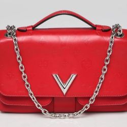 AUTHENTIC Louis Vuitton Rubis Monogram Leather Purse 