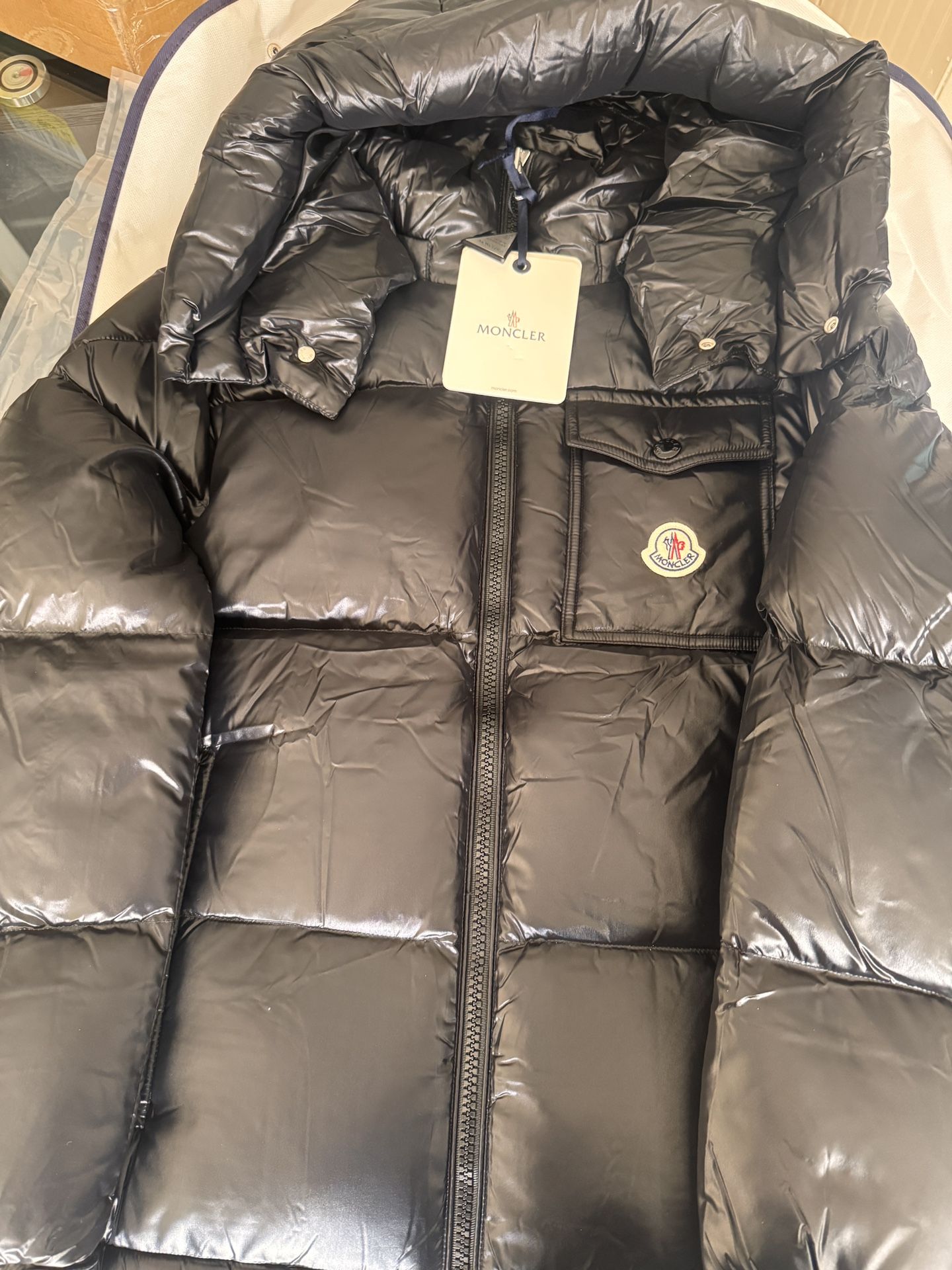 Moncler Montbeliard Hooded Down Jacket pants