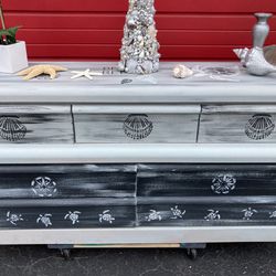 Beautiful Large Grey Dresser