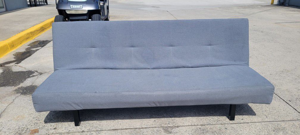 Gray Ikea Reclining Futon (Delivery Available)