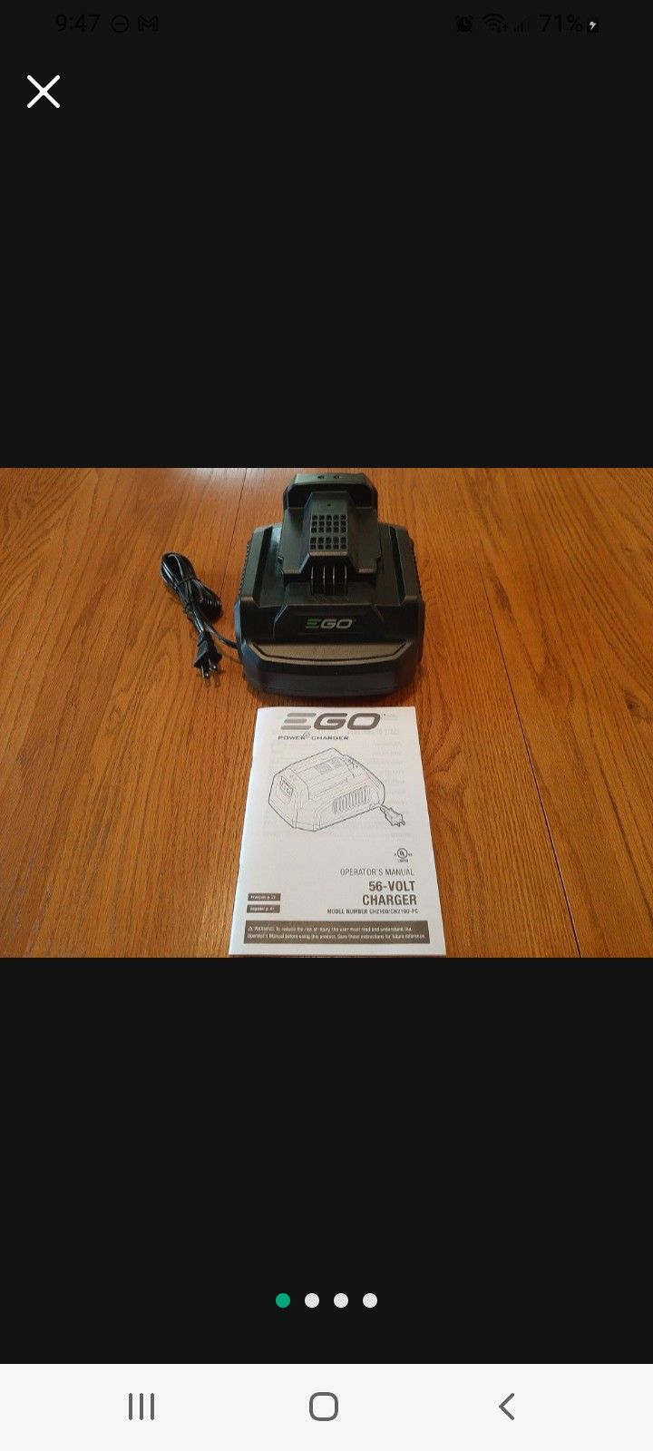 EGO Power Charger-56 Volt Charger