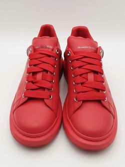 Alexander McQueen Sneakers Red Leather