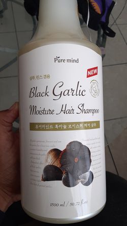 Pure mind black garlic shampoo