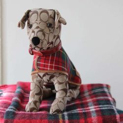 Coach Rare & Collectable Signature Stuffed Jack Russell Terrier Dog