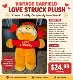 Vintage Garfield “Love Struck!”