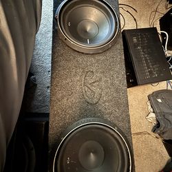 12” Rockford punch P2s with box