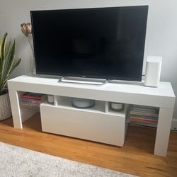 White TV Stand