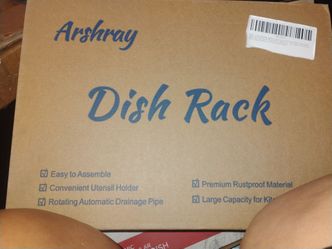 Dish rack color black