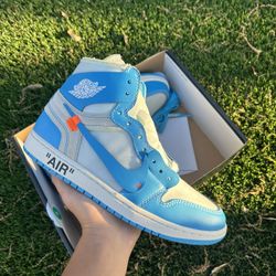 Jordan 1 Off white University Blue