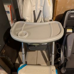 Graco Table Adjustable Height + Recliner 