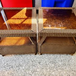 Indoor/outdoor Side Tables - Pair (2)