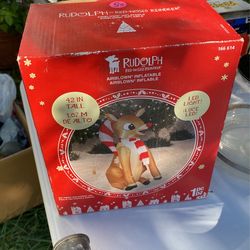 Rudolph The Reindeer Inflatable 