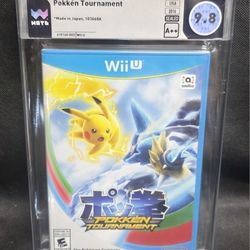 Pokken Tournament CGC 9.8 A++ Perfect Nintendo Wii U Sealed New Graded 2016
