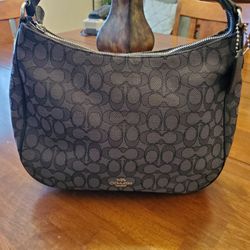 Coach Hobo Black/Grey