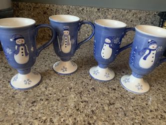 Snowman coffee mugs