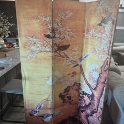 Room divider 2 sides (3 panels)