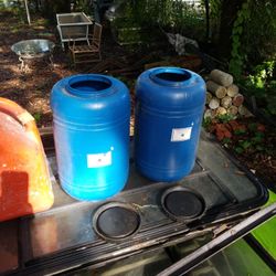2 Barriles Plasticos 