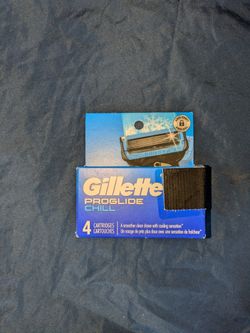 NEW Gillette ProGlide Chill Razor Refills (4 Cartridges)