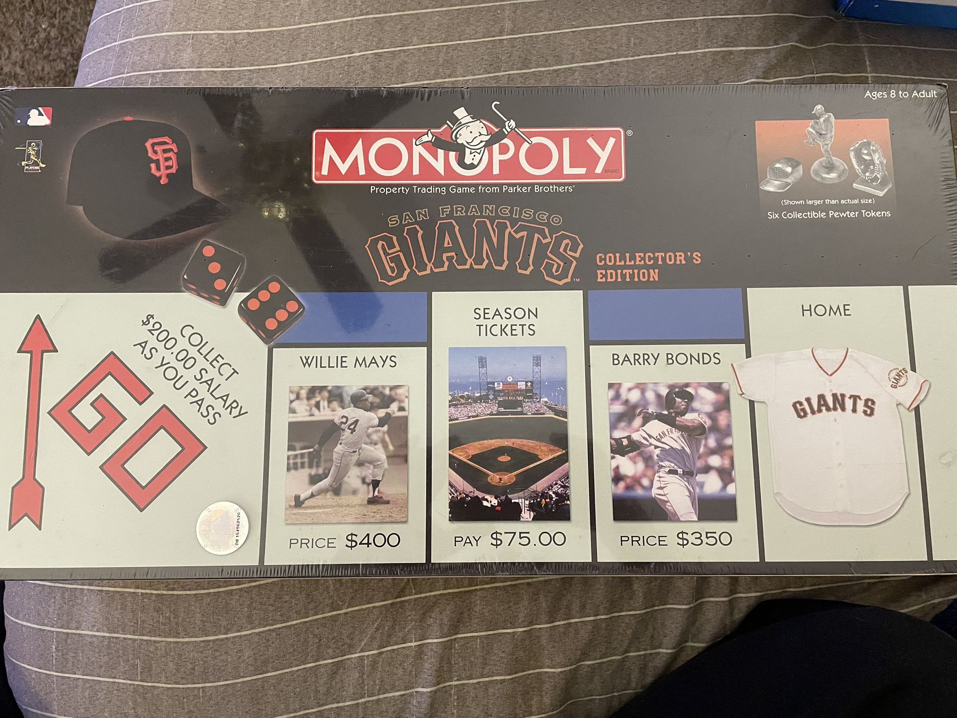 MONOPOLY SAN FRANCISCO GIANTS EDITION (BOARD GAME) NEW 
