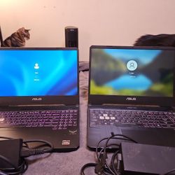 Two ASUS TUF Gaming Laptop