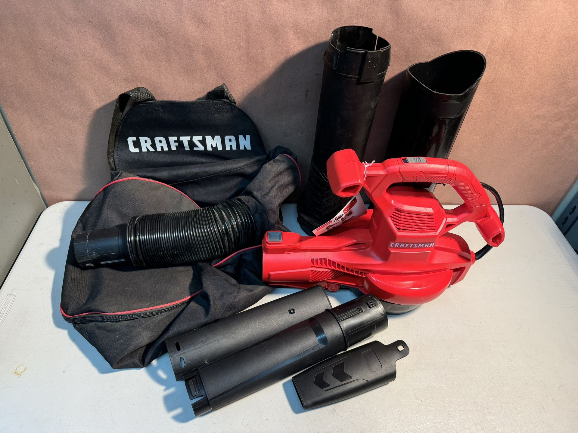 CRAFTSMAN 450-CFM 260-MPH Corded Electric Backpack Leaf Blower