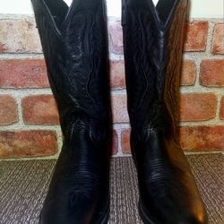 EUC Leather Cowgirl Boots👢Womens Western Cowboy Stitched & Made for Walkin'
