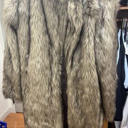 Men’s Long fur coat