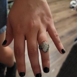 Cocktail Ring 0.5 CT Silver