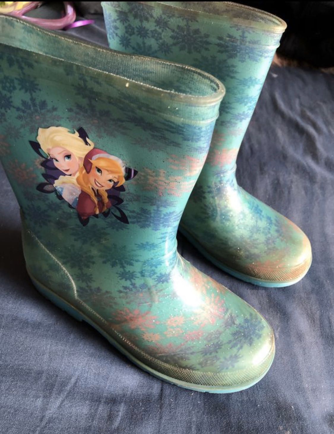 Girls rain Boots size 2