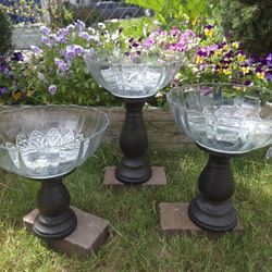 Bird Bath / Feeder  - Art Decor ( indoor/outdoor, yard art )