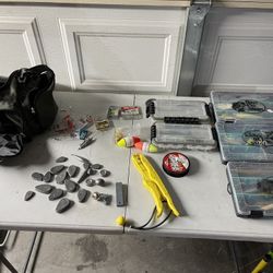 Fishing Lures And Weights Lot