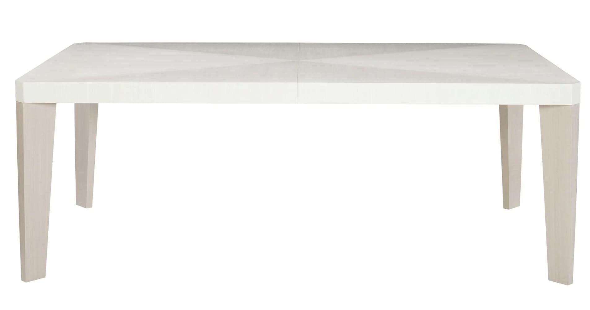 Brand New Solid Wood Dining Table Linear Gray and Linear White 82-Inch