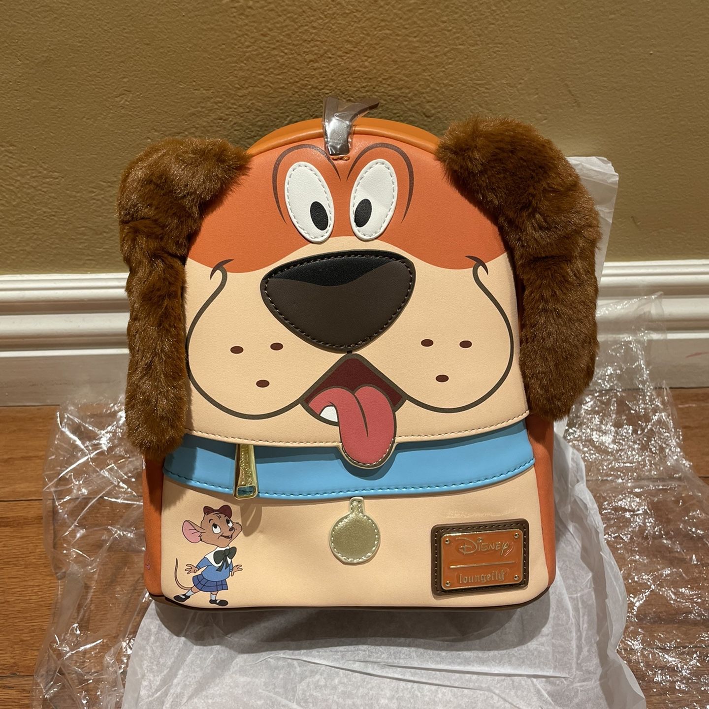 Loungefly Disney Great Mouse Detective Toby Mini Backpack 
