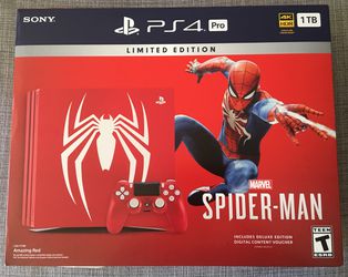 Spider-Man Playstation 4 PS4 Pro 1Tb Limited Edition ONLY for Sale in Albany, CA - OfferUp