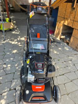 ECHO 21 in. 190 cc Briggs and Stratton Gas 3-in-1 Dual Blade RWD Self-Propelled Lawn Mower with Single Lever Deck Adjustment