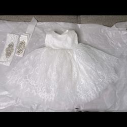 Babygirl Baptism/Christening Dress 0-3
