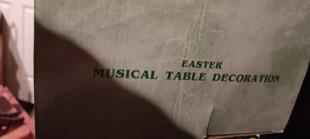 Vintage Musical Easter Globe