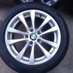 17" OEM BMW 3 Series Wheels And Run Flats Tires