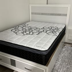 Full Size Mattress Pillow Top 12" New Mattress In A Plastic Sealed 